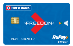 HDFC Freedom RuPay Credit Card