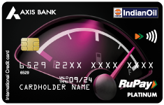 Axis IOCL RuPay Credit Card