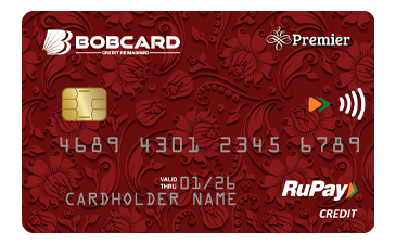BOBCARD Premier RuPay Credit Card