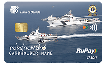 Indian Coast Guard RAKSHAMAH BoB Credit Card