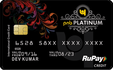 PNB Platinum RuPay Card