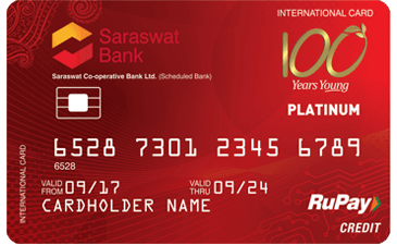 Saraswat Bank Platinum RuPay Card