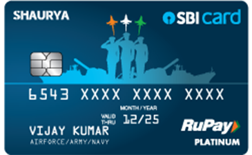 Shaurya SBI RuPay Card