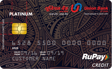 Union Platinum RuPay Card