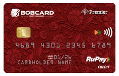 BOBCARD Premier RuPay Credit Card
