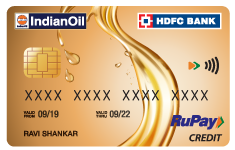 HDFC RuPay IndianOil Credit Card
