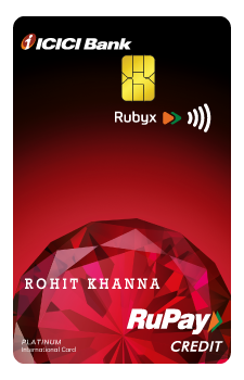 ICICI Rubyx RuPay Credit Card