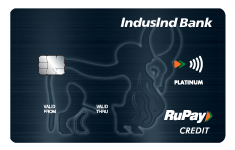 IndusInd Platinum RuPay Credit Card