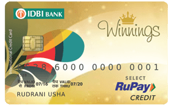 IDBI Winnings RuPay Select Card