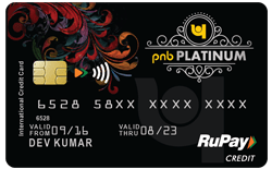PNB Platinum RuPay Card