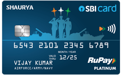 Shaurya SBI RuPay Card